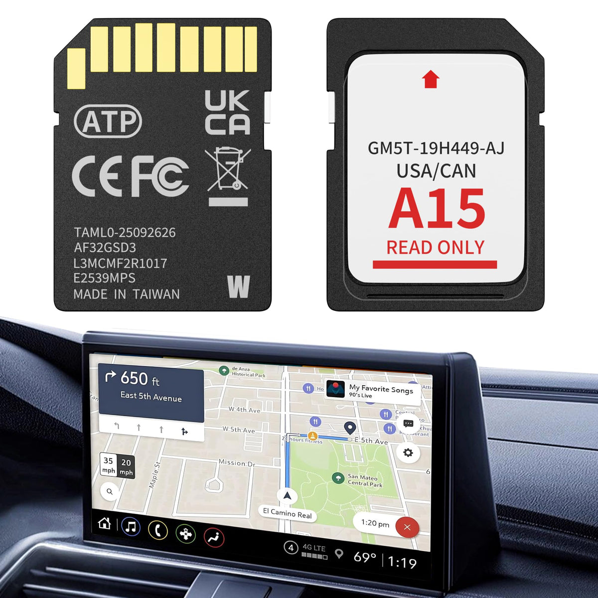 Bawanfa Plus A15 update map for USA/Canada improves driving coverage.