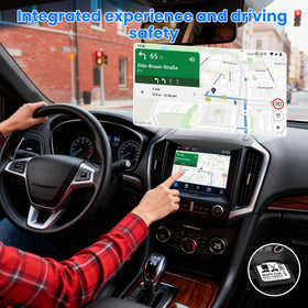 GM dash screen preview using the map card for cross-border navigation.