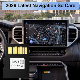 Dashboard GPS screen displays updated maps for reliable routing.