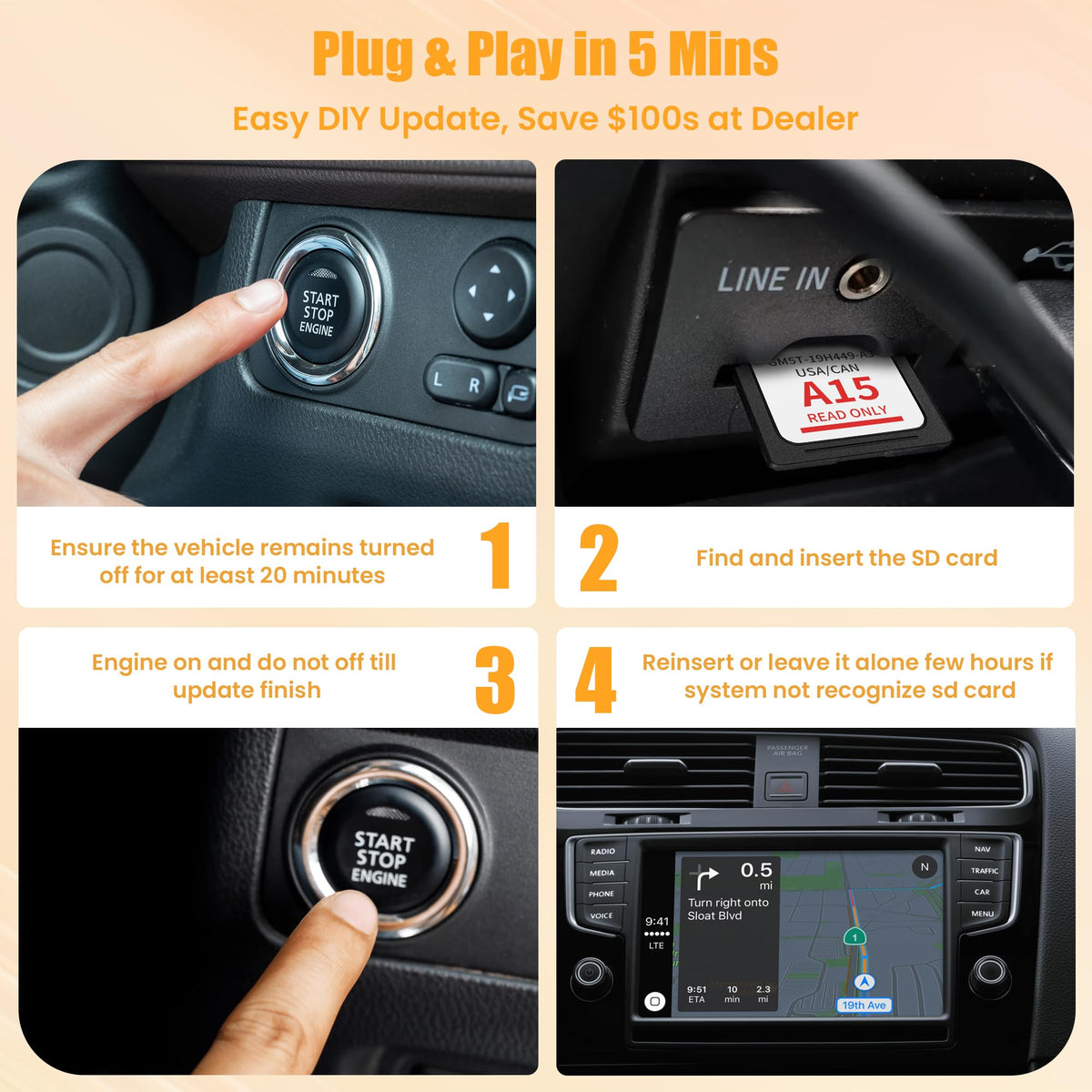 Bawanfa Plus millions of POI updates for safer trips.