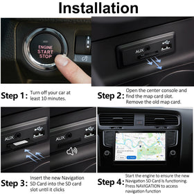 Compact microSD card design compatible with Toyota factory systems.