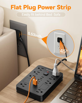 Bawmwim demonstrating wide outlet spacing accommodating bulky adapters easily