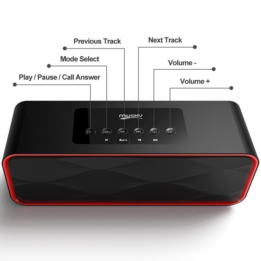Baymart DY22 FM radio module for local stations on outdoor trips.