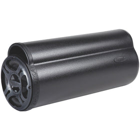 Bazooka BT6014 tube subwoofer front view highlights compact bass performance.