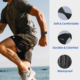 BBAMEN silicone SportFlex Band soft-touch material for gentle, snug wear.