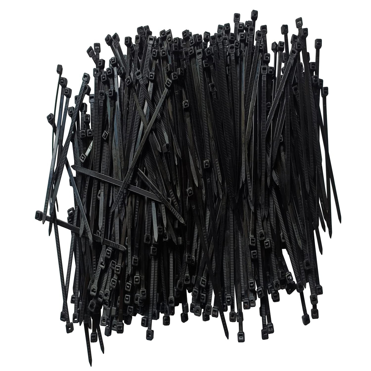 BBDOU zip ties 8-inch closeup highlights sturdy nylon construction for reliable organization.