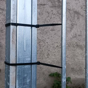 BBDOU zip ties 8-inch 40lb tensile provide strong support for compact installations.