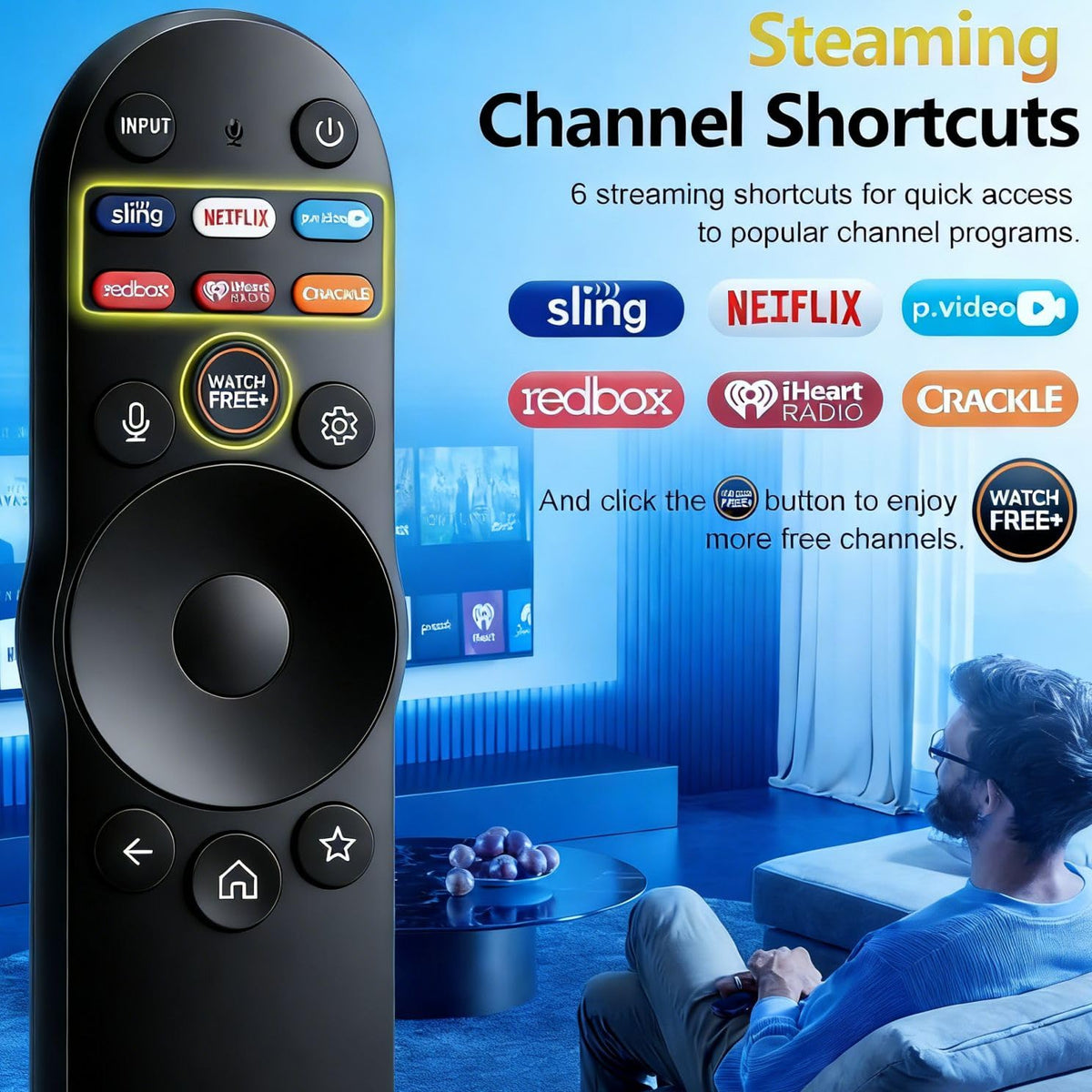 B BraiNice vizio remote keyboard area for quick text input