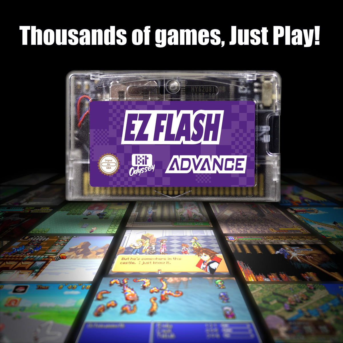 Intuitive interface makes navigating games quick and easy.