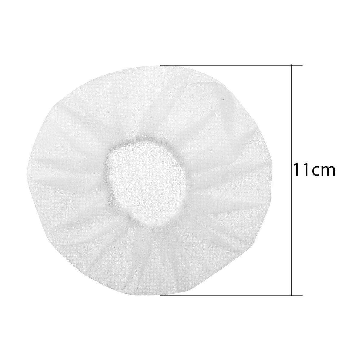 BBTO nonwoven earpad covers stretched over 11 cm cushions protect earphones from dirt