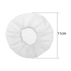 BBTO nonwoven earpad covers stretched over 11 cm cushions protect earphones from dirt
