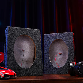 BBTO cotton-rug finish detail protecting speaker and resisting dust
