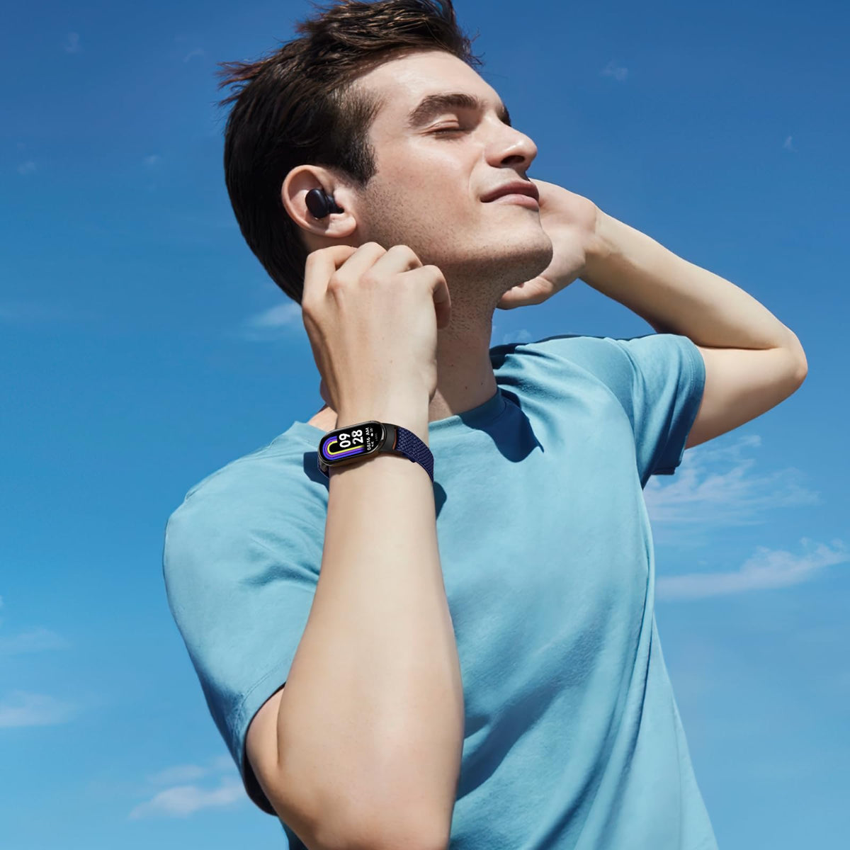 Bcuckood easy-care nylon bands stay clean and ready for daily wear.