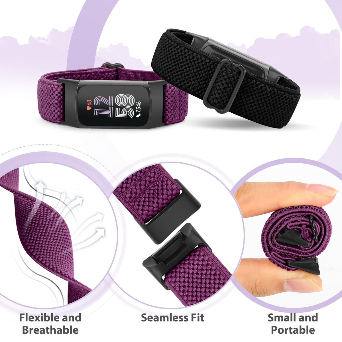 Bcuckood easy install no-tools attachment makes changing bands hassle-free.