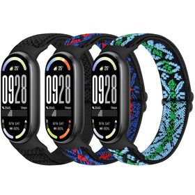 Bcuckood elastic band for Xiaomi Mi Band 10 in navy offers skin-friendly comfort for daily wear