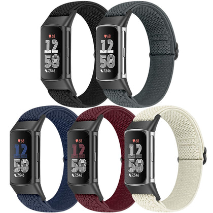 Bcuckood elastic nylon band for Charge6 – comfortable, breathable everyday wear.
