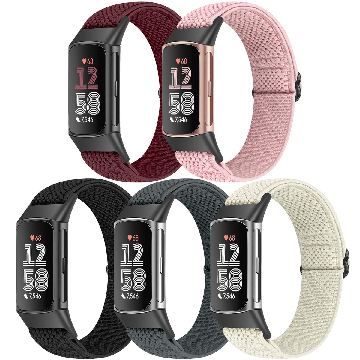 Bcuckood nylon band for Fitbit Charge 6 offers comfortable daily wear