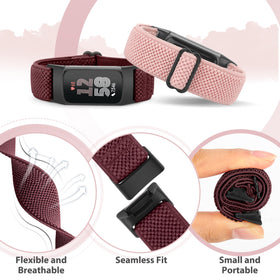 Bcuckood stretchy nylon loop strap enables quick, adjustable fit