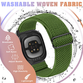 Bcuckood washable nylon band material stays fresh during workouts.