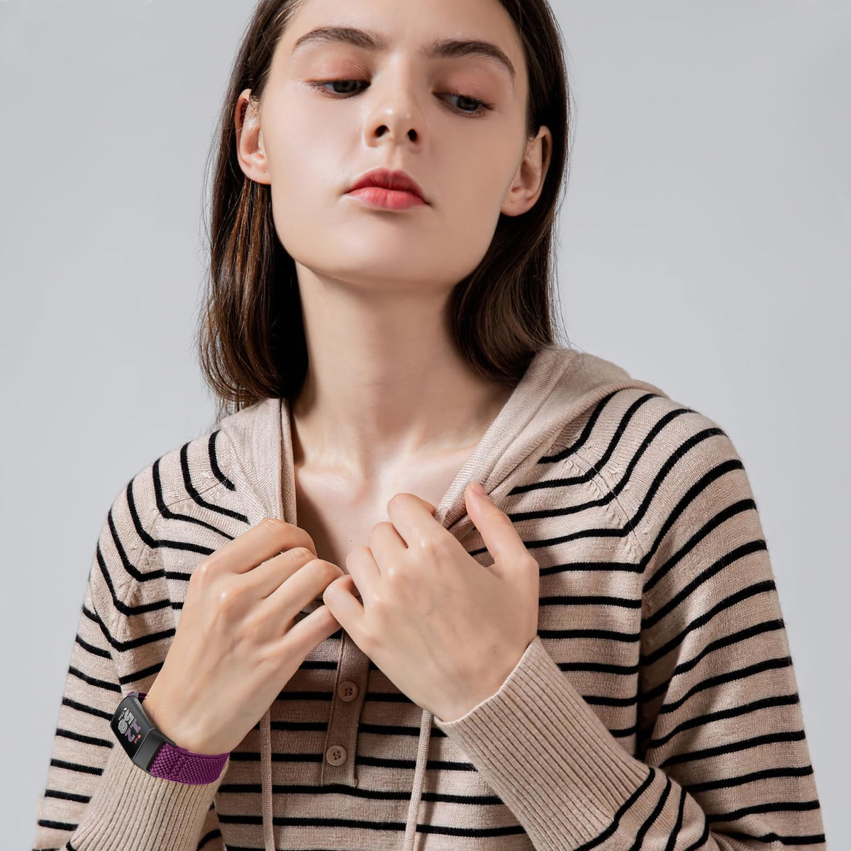 Bcuckood wrist size range 145-270 mm covers most wrists for a comfortable daily fit.