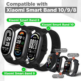 Bcuckood nylon solo loop for Xiaomi Band 8 delivers lightweight, secure fit.