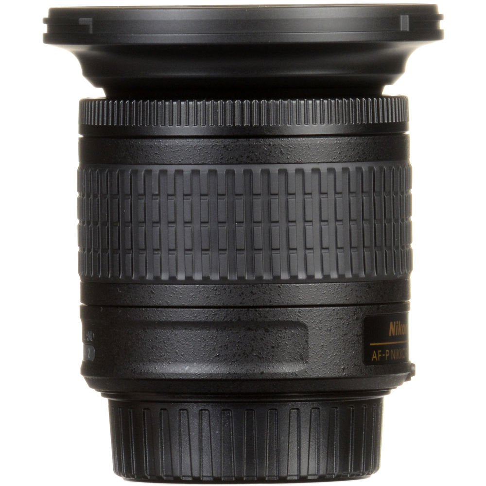 Nikon AF-P DX 10-20mm VR lens interior photography and urban panoramas.