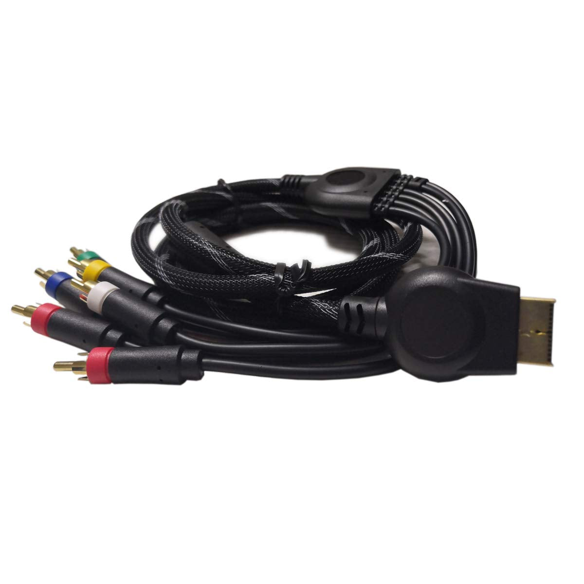 Bealuffe 6ft cable provides flexible placement for PS2/PS3 setup.