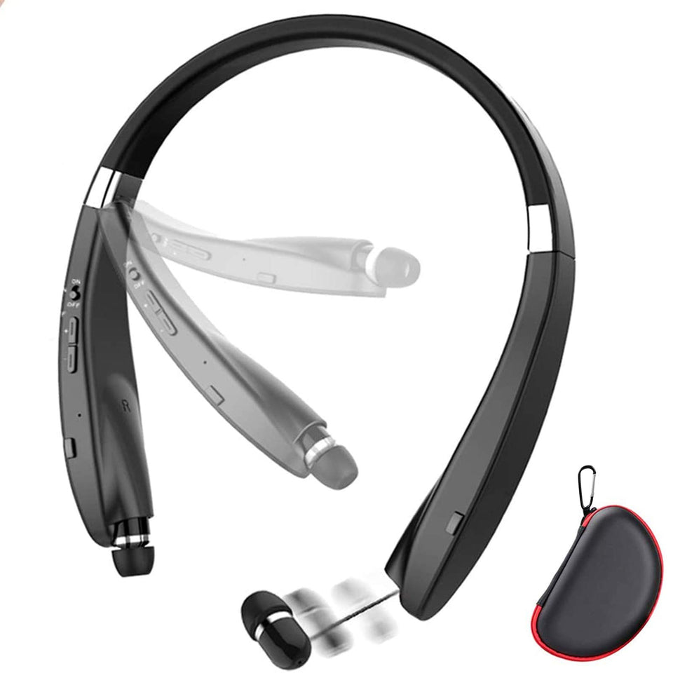 BEARTWO front packaging showing headset and carry case, ideal for travel