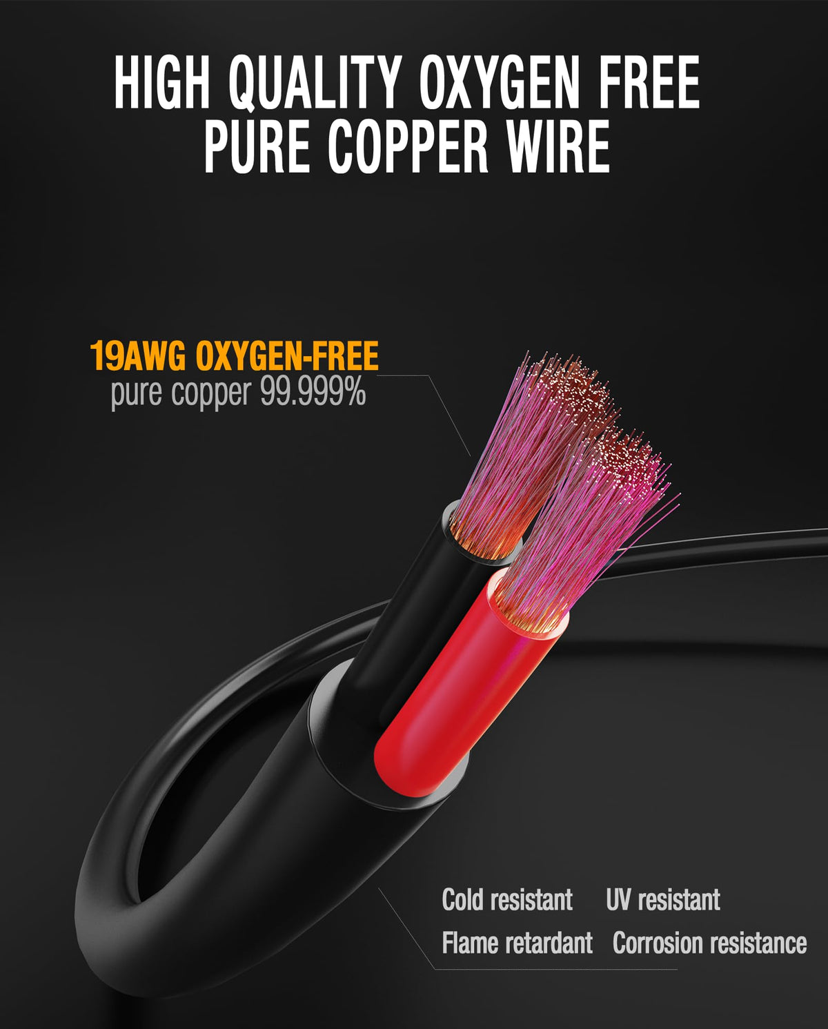 BeasTrek Starlink Mini cable weatherproof design withstands rain and dust for outdoor use.