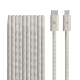 Beats braided cable front packaging showing Surge Stone color and length benefit