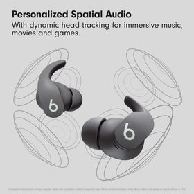 Beats Fit Pro Sage Gray charging case with USB-C for convenient on-the-go power.