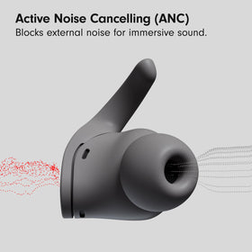 Beats Fit Pro Sage Gray earbuds with automatic switching on iPhone for seamless device changes.