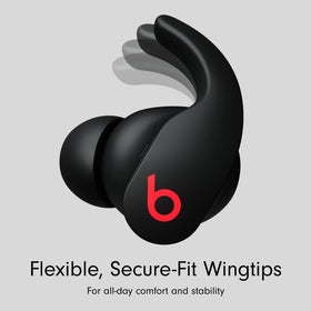 Beats Fit Pro charging case open for easy on-the-go recharging.