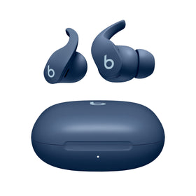 Beats Fit Pro renewed tidal blue earbuds in case for secure storage and quick access