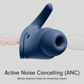 Beats Fit Pro renewed tidal blue noise cancelling feature close-up