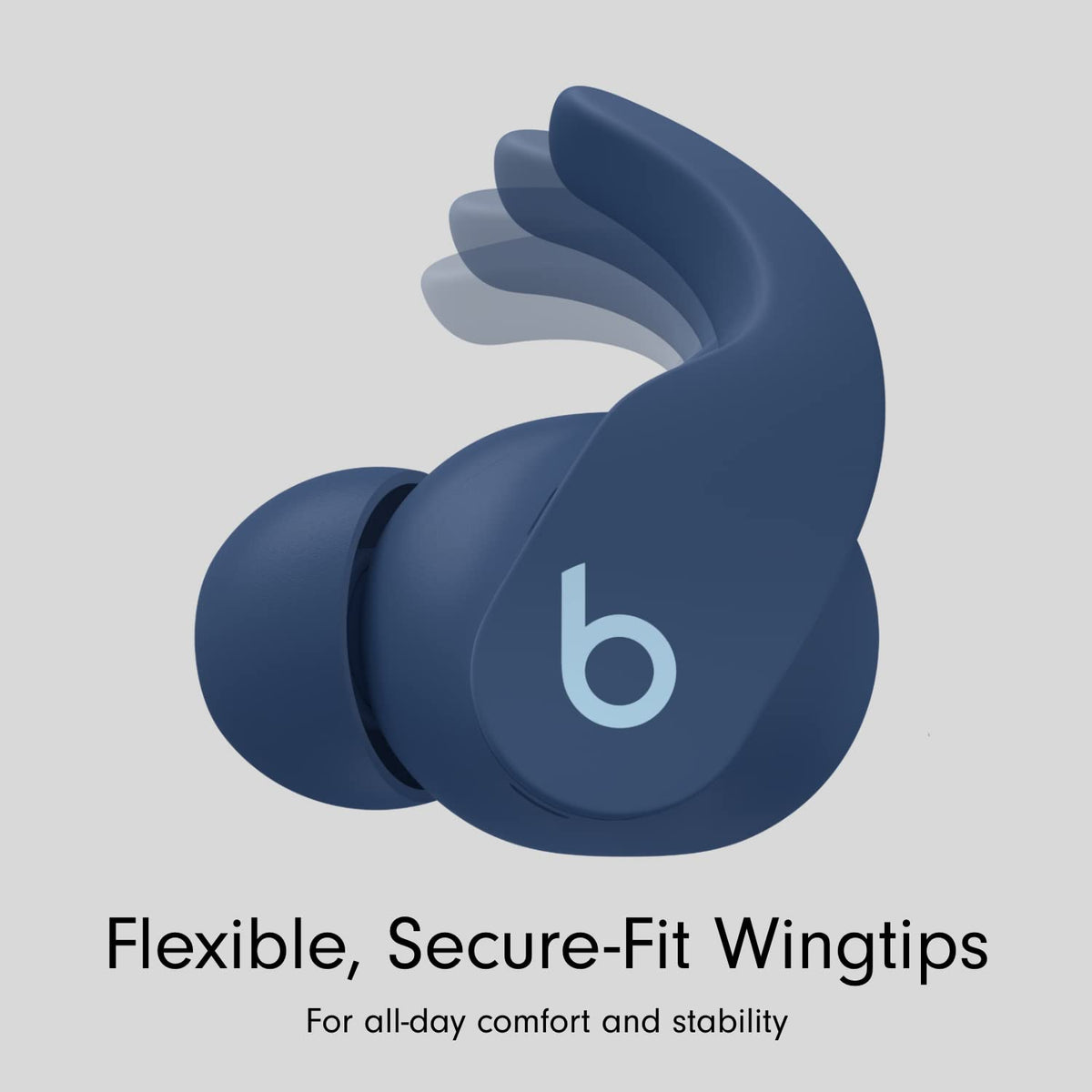 Beats Fit Pro renewed tidal blue wingtips provide comfortable, secure in-ear fit