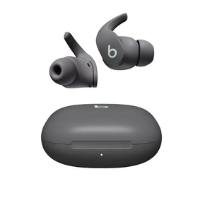 Beats Fit Pro Sage Gray earbuds in case for portable charging and on-the-go sound
