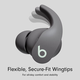 Beats Fit Pro Sage Gray worn for secure wingtip comfort during workouts