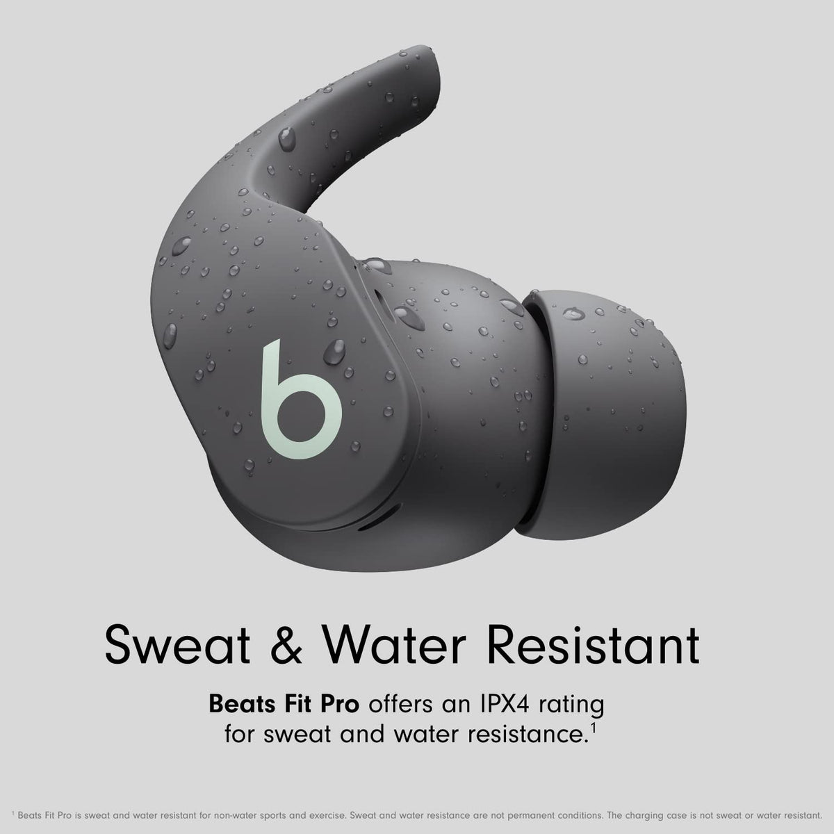 Beats Fit Pro Sage Gray renewed packaging reflecting value and sustainability