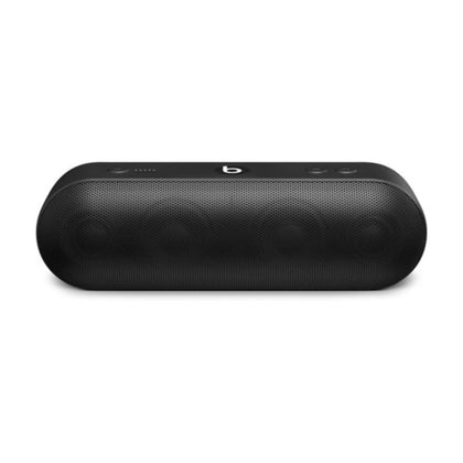 Beats Pill+ renewed front view for portable listening on a desk.
