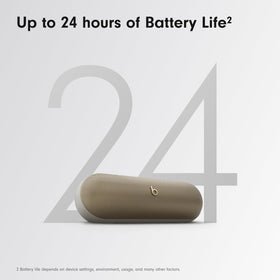 Beats Pill removable lanyard and soft-grip back enable easy portability