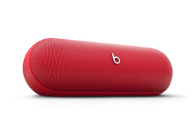 Beats Pill Statement Red front view for portable listening.