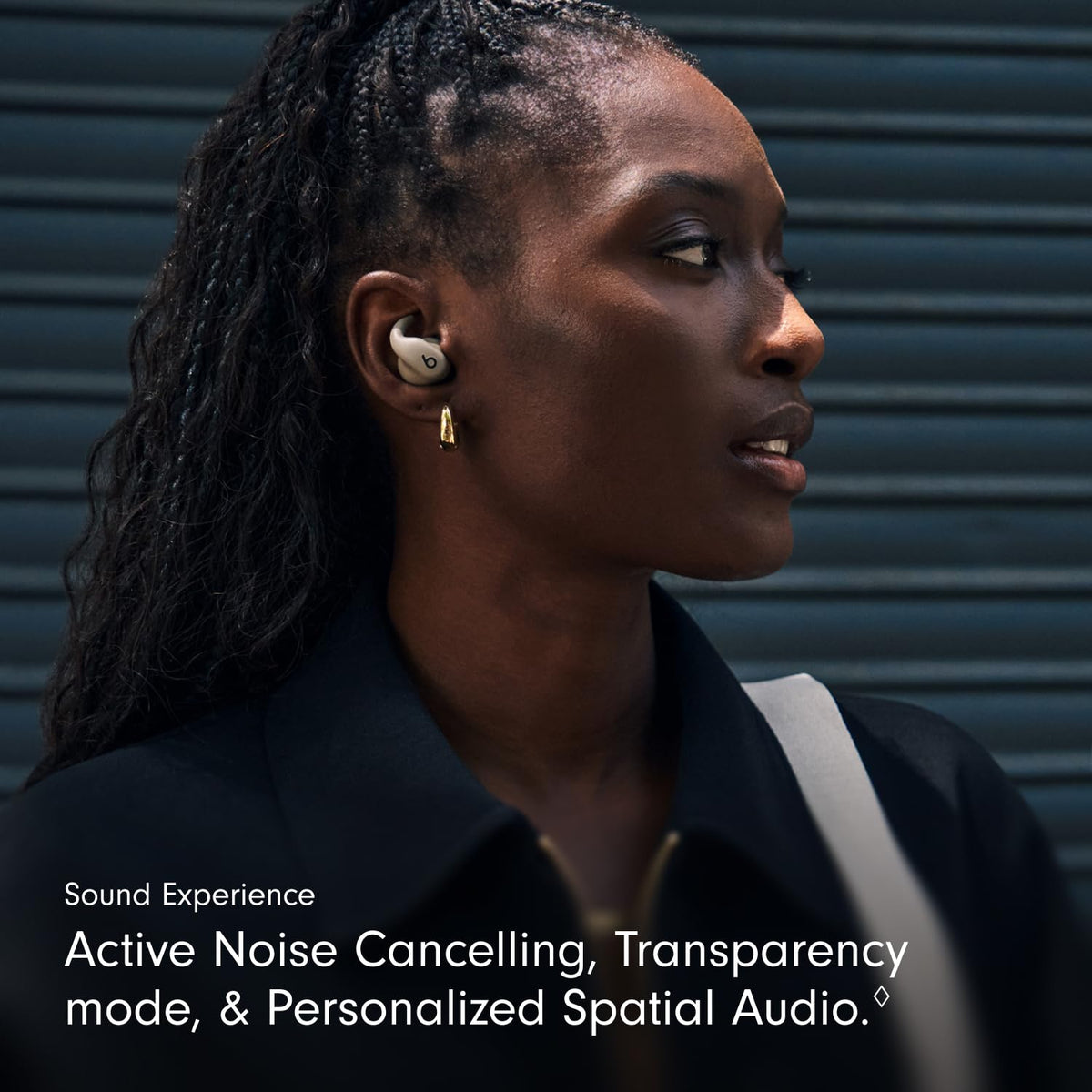 Beats Powerbeats Fit ANC active noise cancellation blocks distractions during commutes.