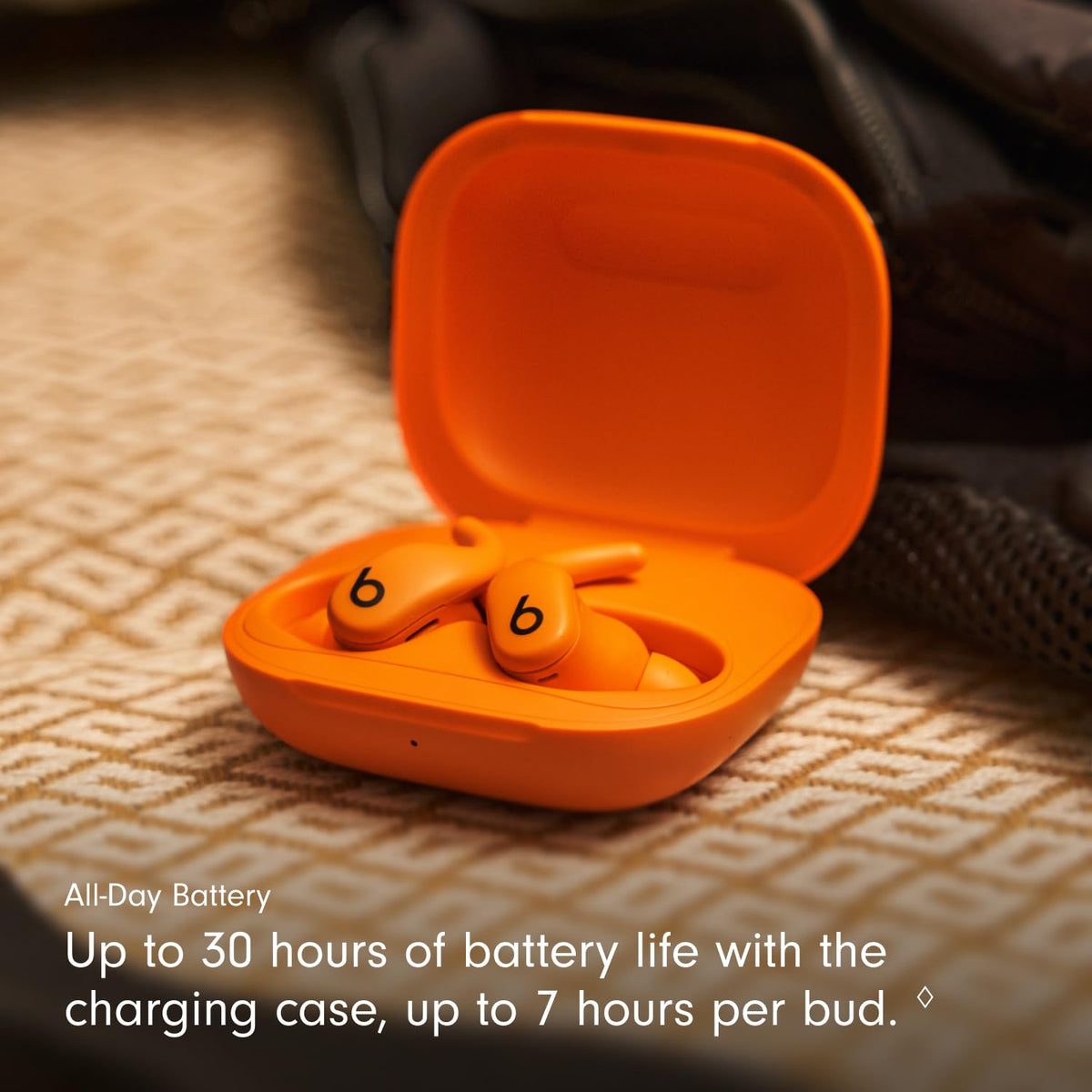 Beats Powerbeats Fit IPX4 durability image highlighting sweat and water resistance