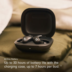 Beats Powerbeats Fit supports Spatial Audio with head tracking for immersive sound.