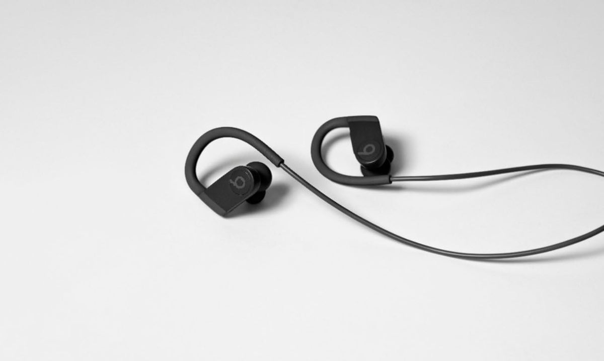 Beats Powerbeats on-ear controls manage music and calls hands-free.