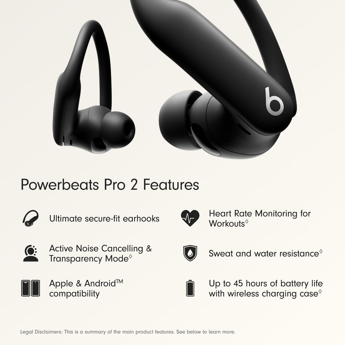 Beats Powerbeats Pro 2 ANC and Transparency mode enhance training awareness.