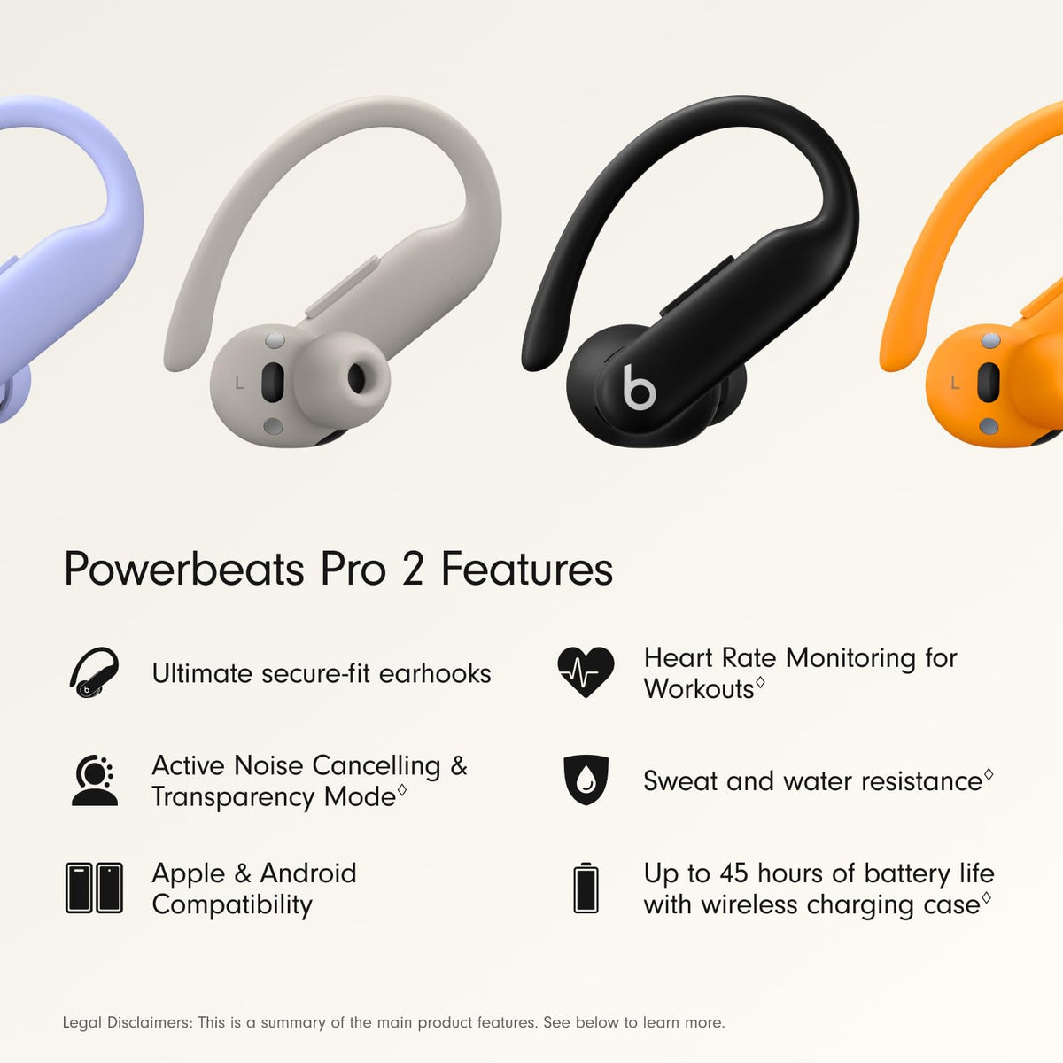 Beats Powerbeats Pro 2 charging case open, compact and pocketable
