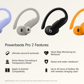 Beats Powerbeats Pro 2 charging case open, compact and pocketable