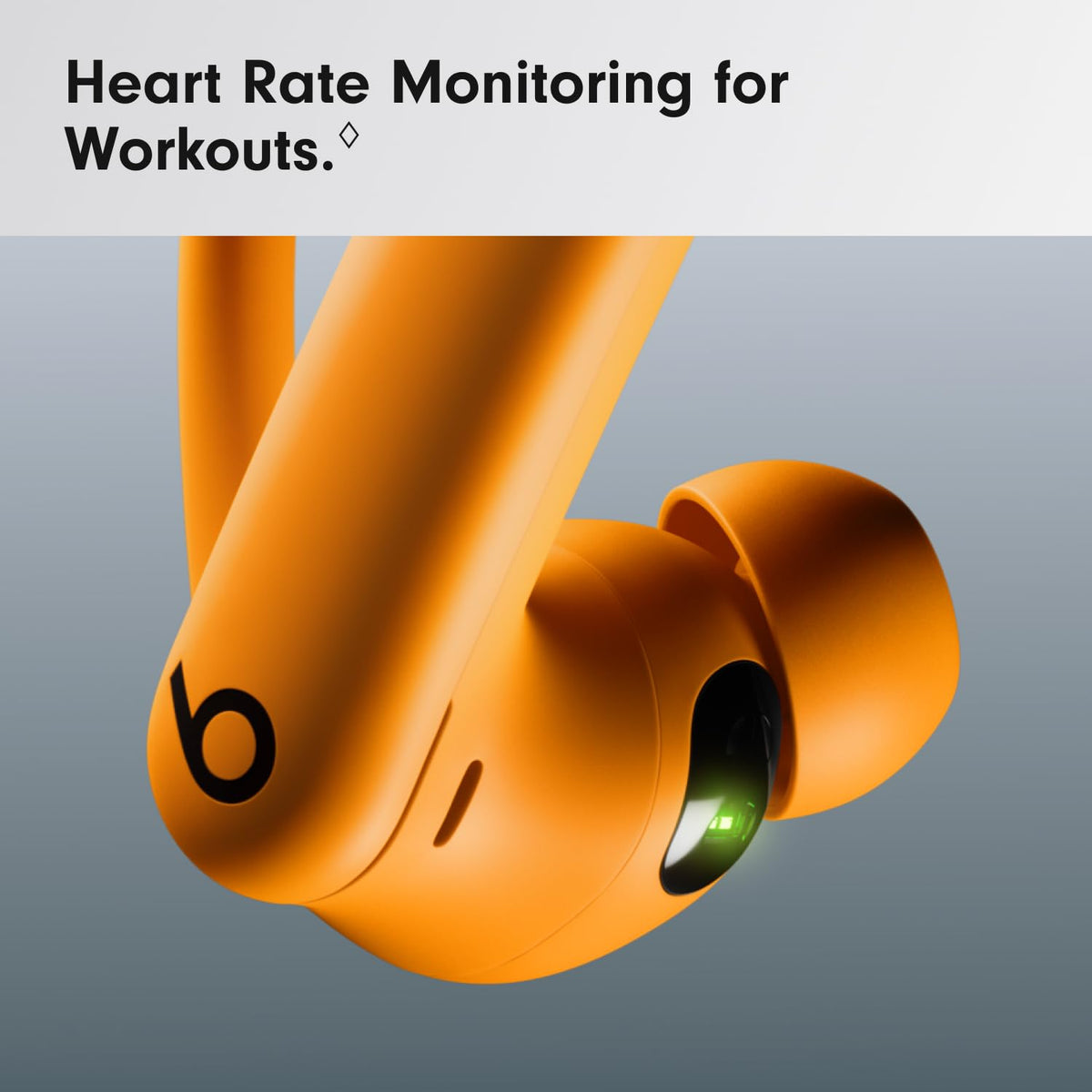 Powerbeats Pro 2 withstands sweat with IPX4 rating during training.